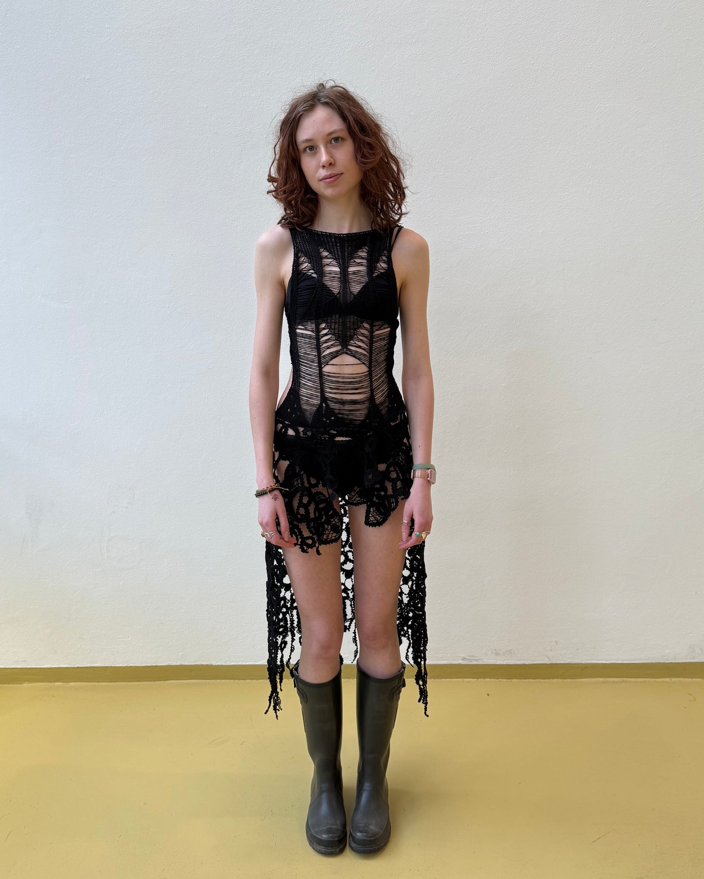 Assymmetrical maxi dress