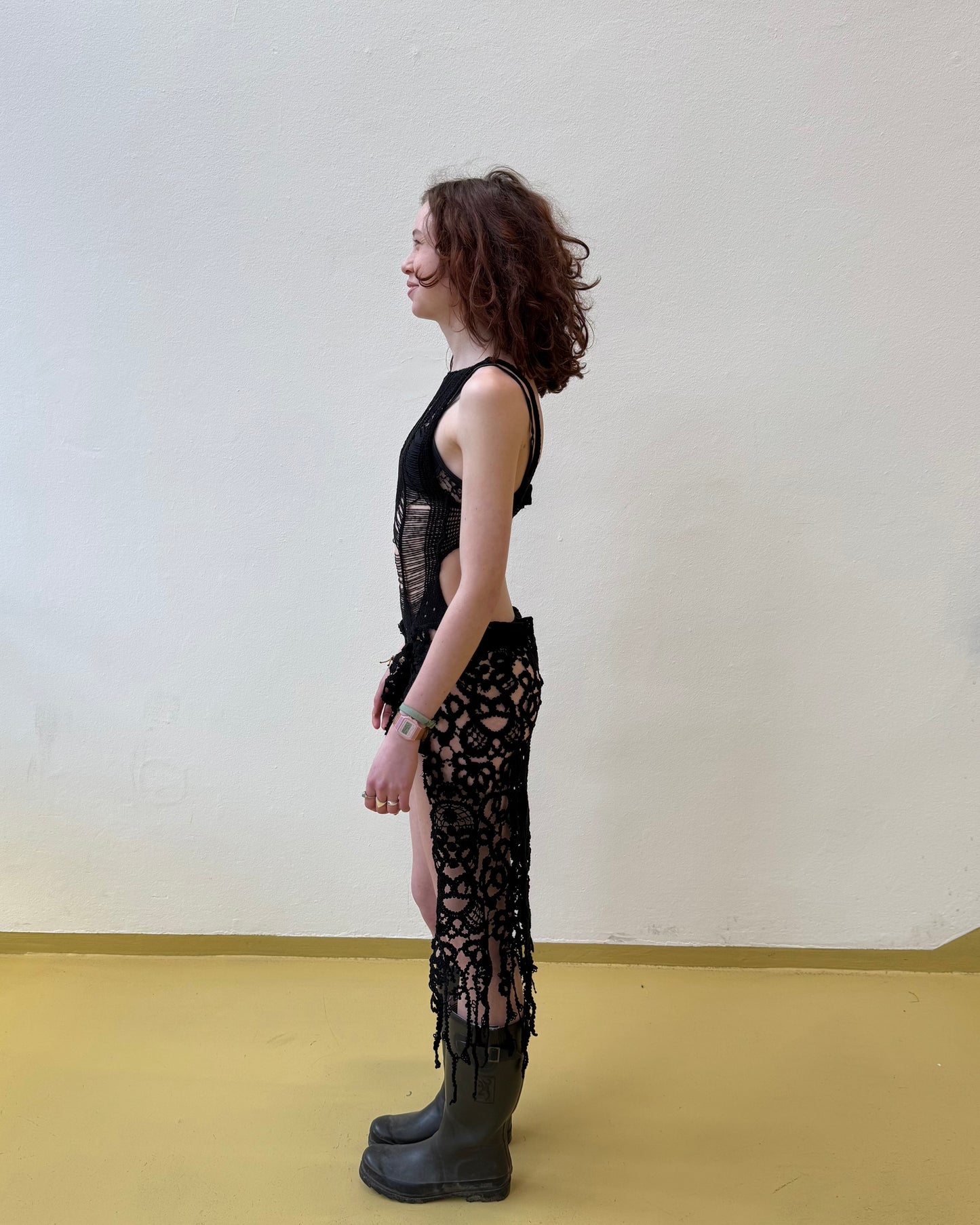 Assymmetrical maxi dress