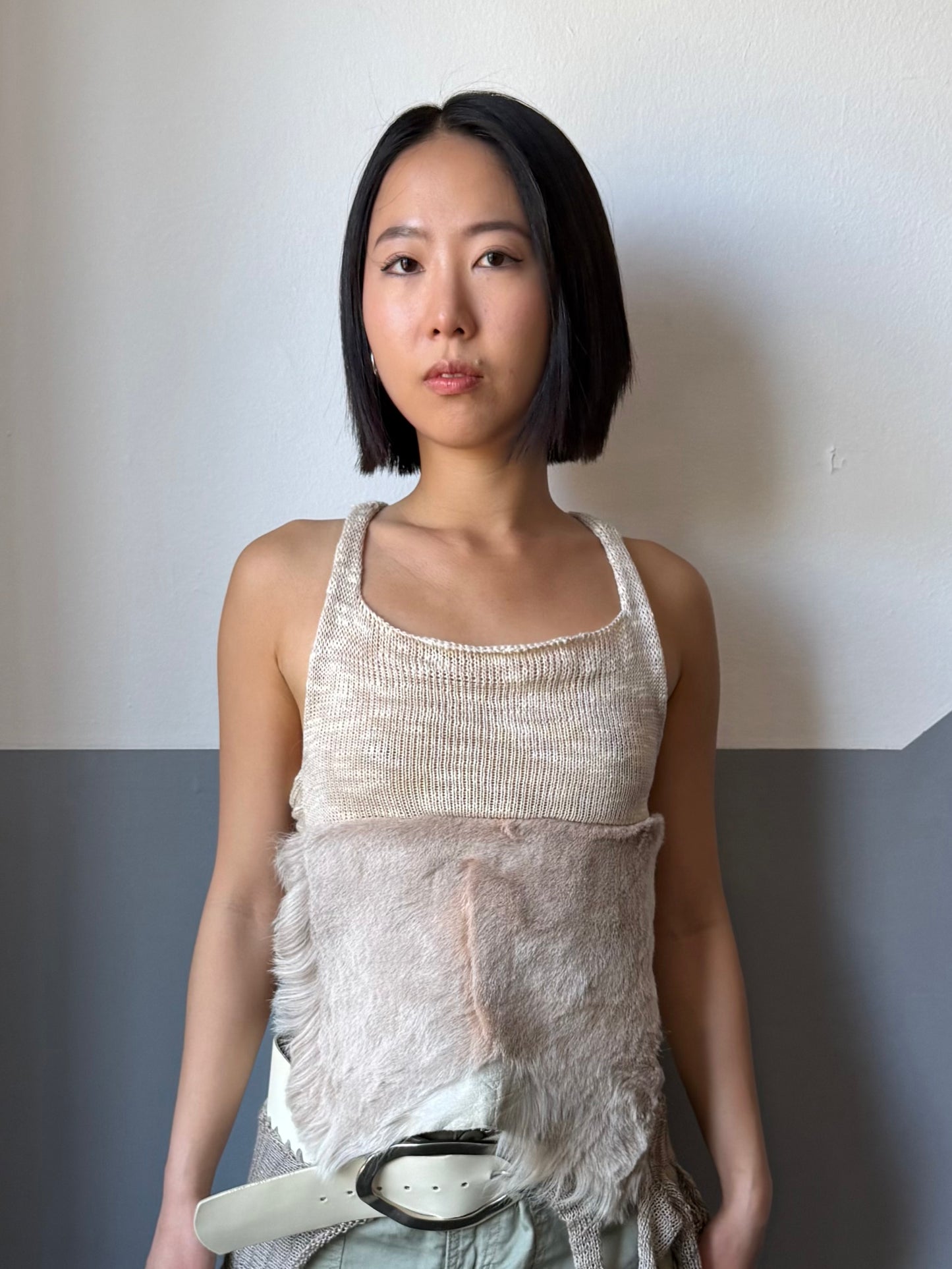 Pony Hair Split Top
