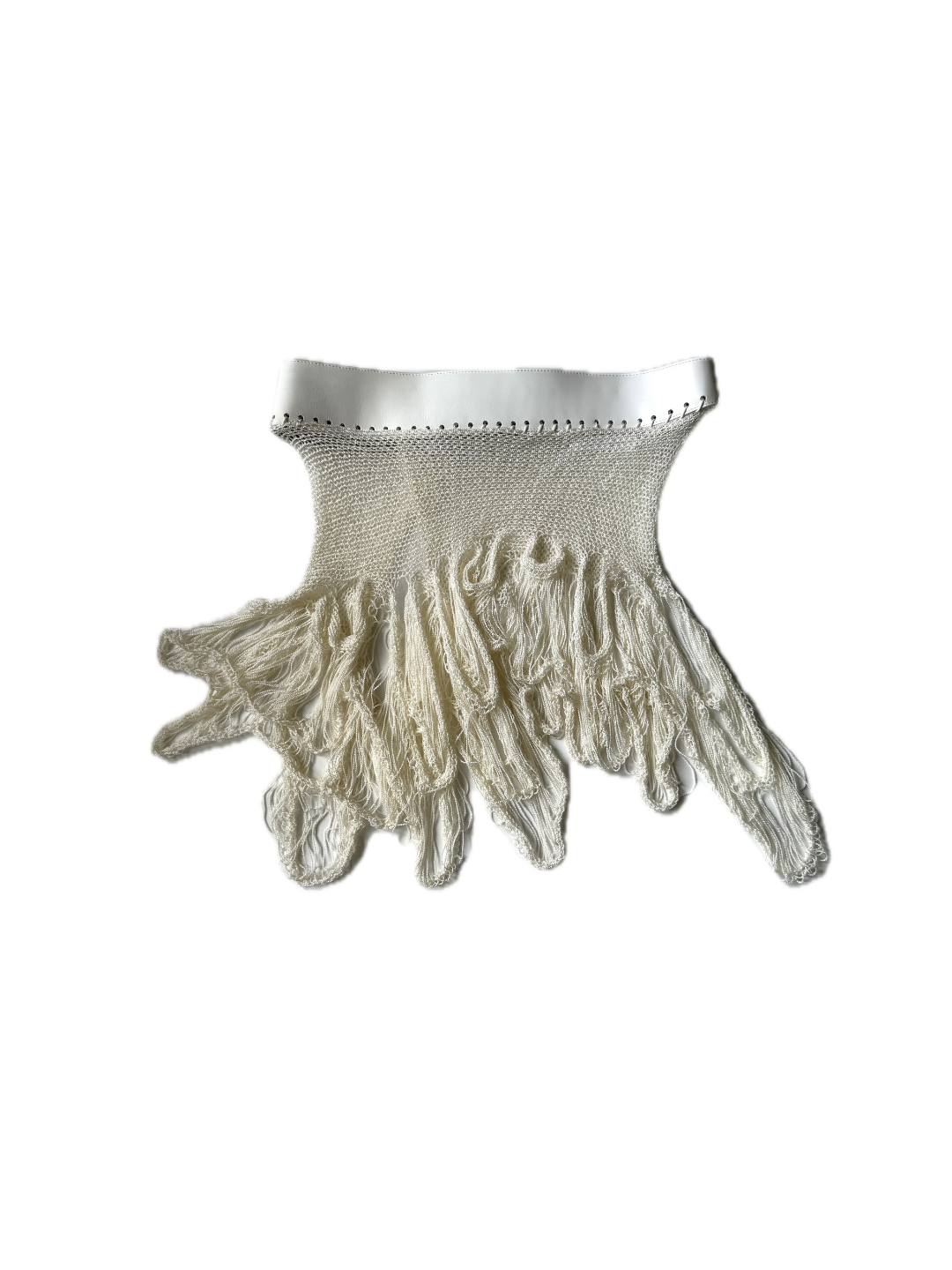 White belted skirt