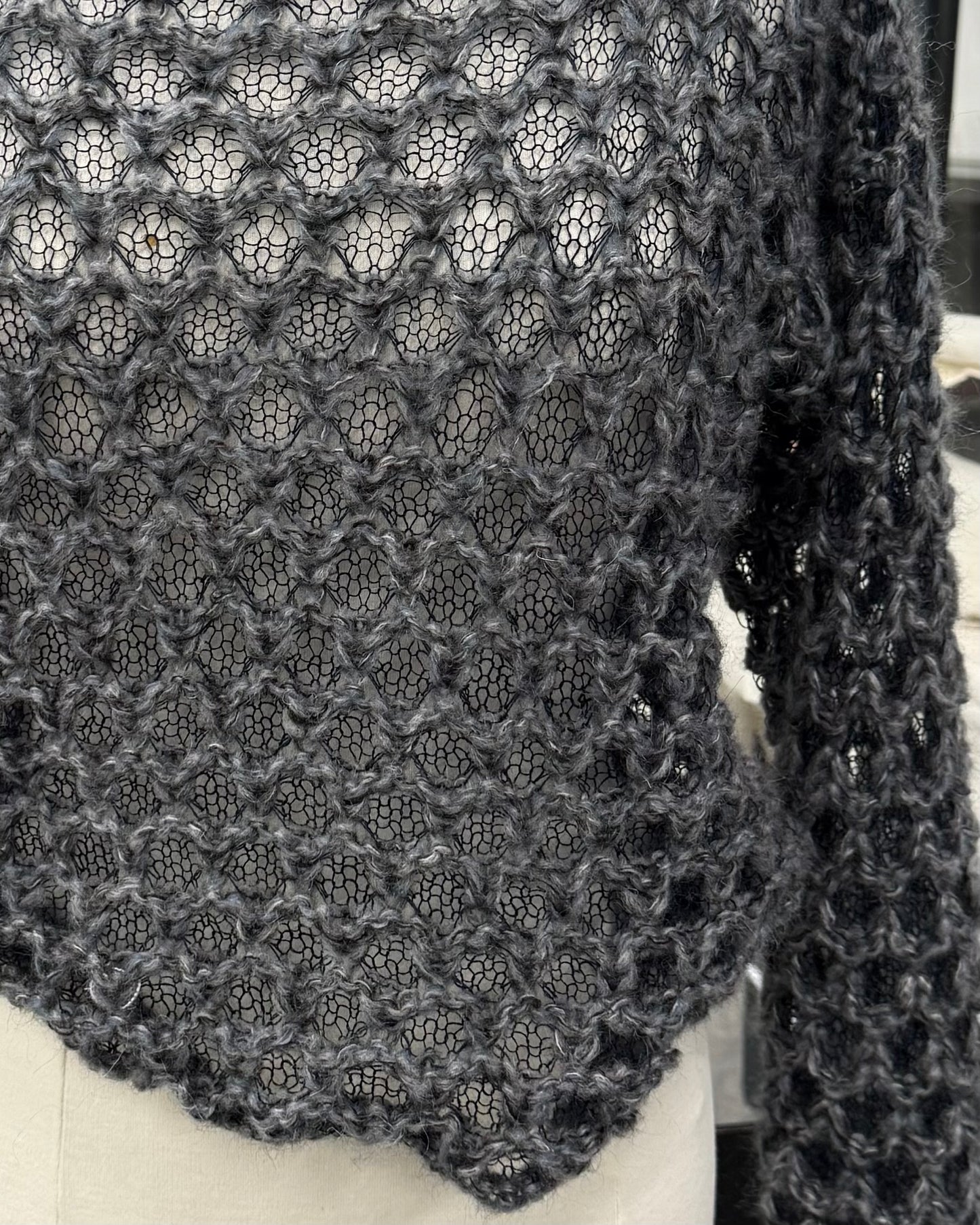 Bubble knit sweater