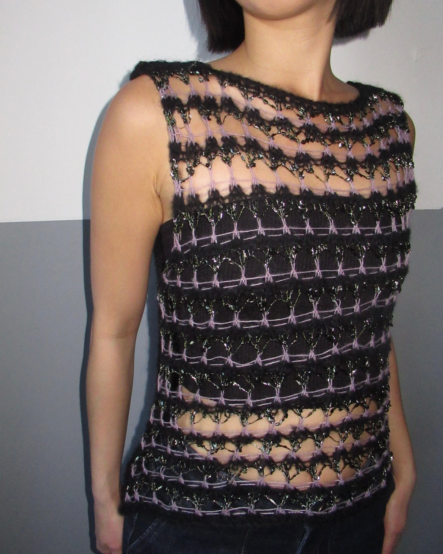Foil tank top