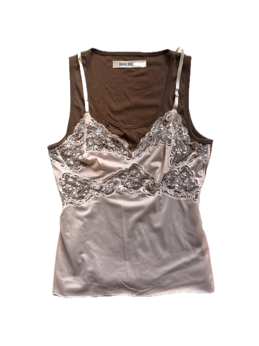 Distressed Lingerie top
